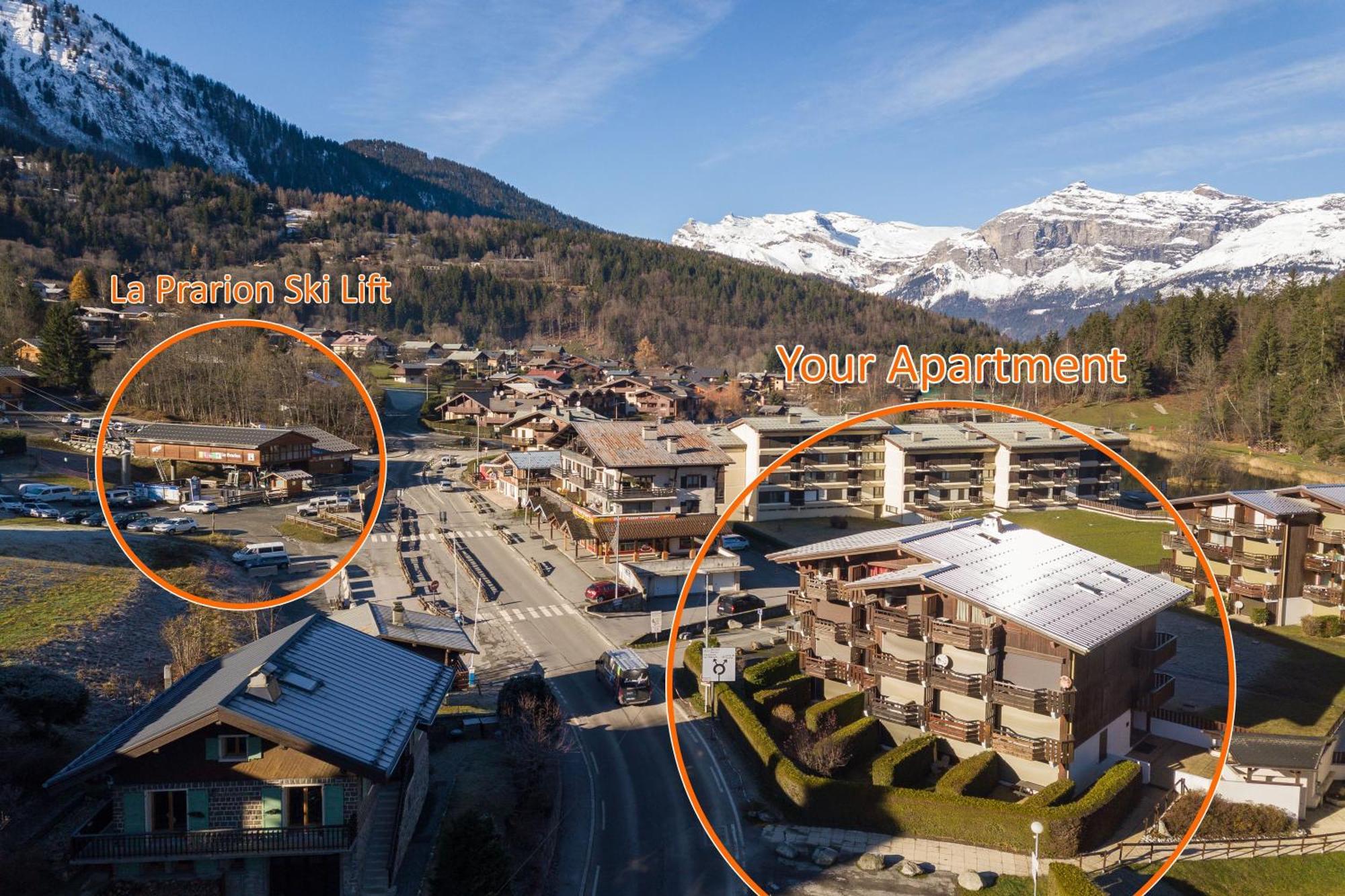 Residence Le Prarion 24A Ski In- Ski Out - Happy Rentals Ле Уш Екстериор снимка